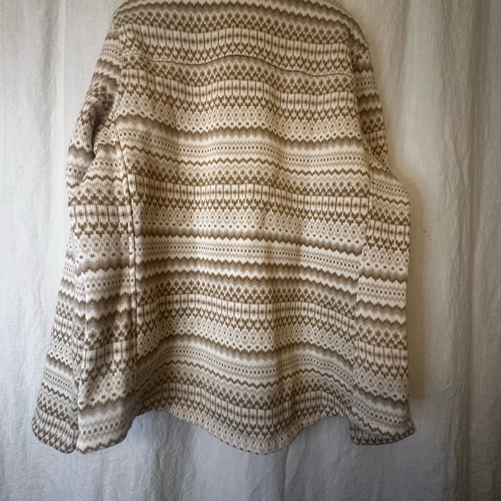The North Face Tan Patterned Pullover - image 2